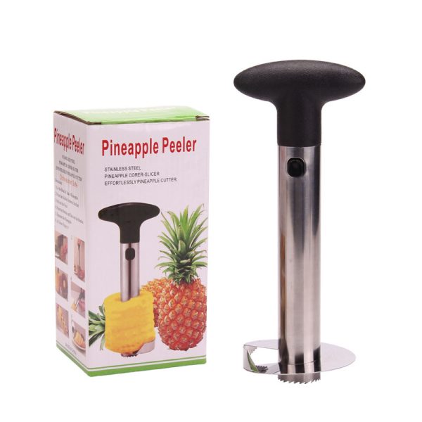 Pineapple knife set kitchen gadget stainless steel peeler manual pineapple peeler fruit peeler - Image 4