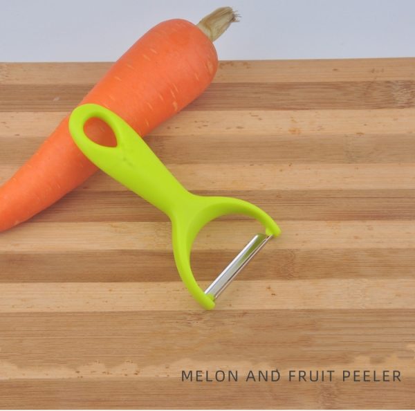 Stainless steel hard blade peeler, melon and fruit peeler, kitchen potato plane - Image 2